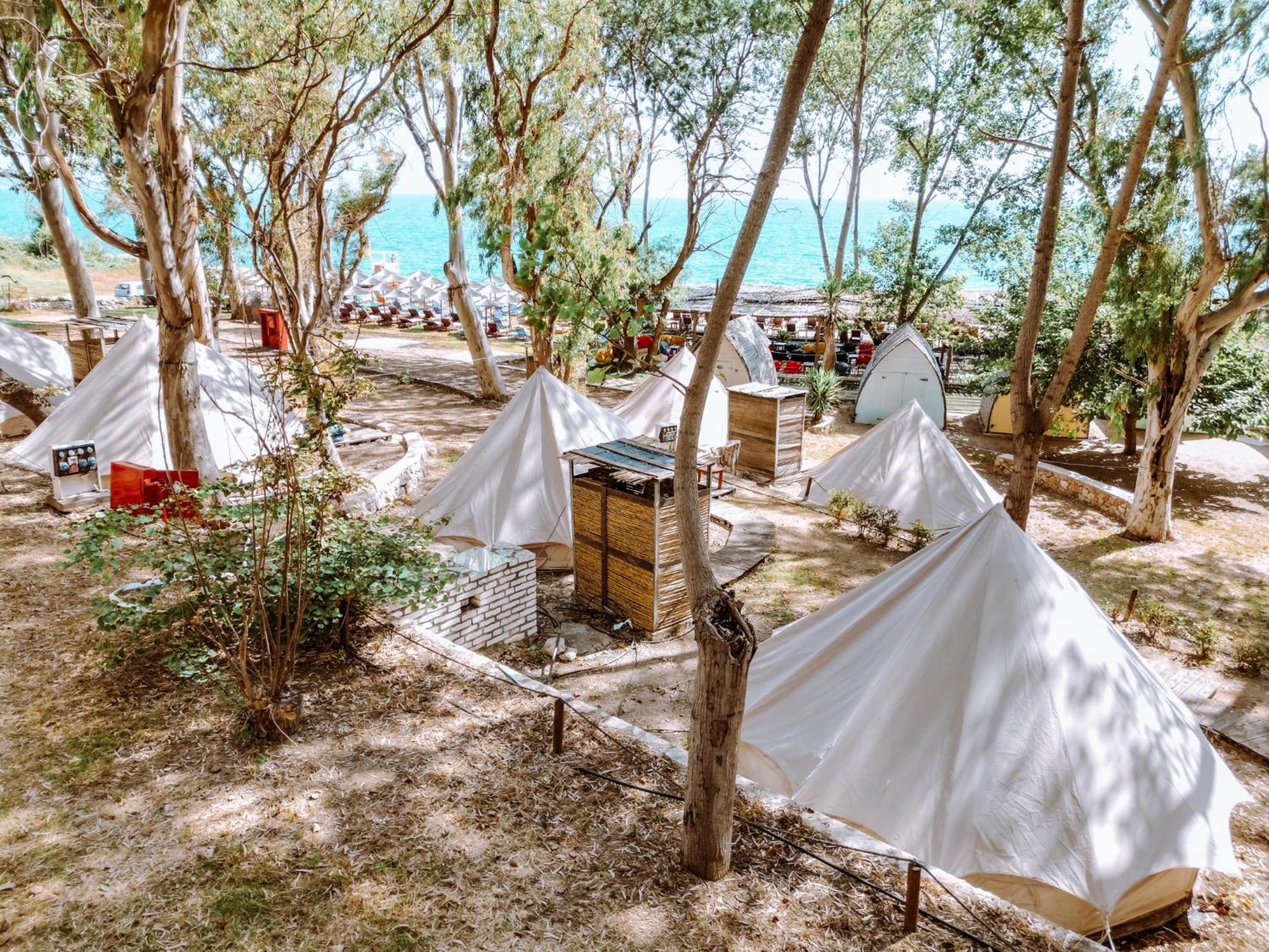 Burano Camping Beach-Bar Nea Thesi Kültér fotó
