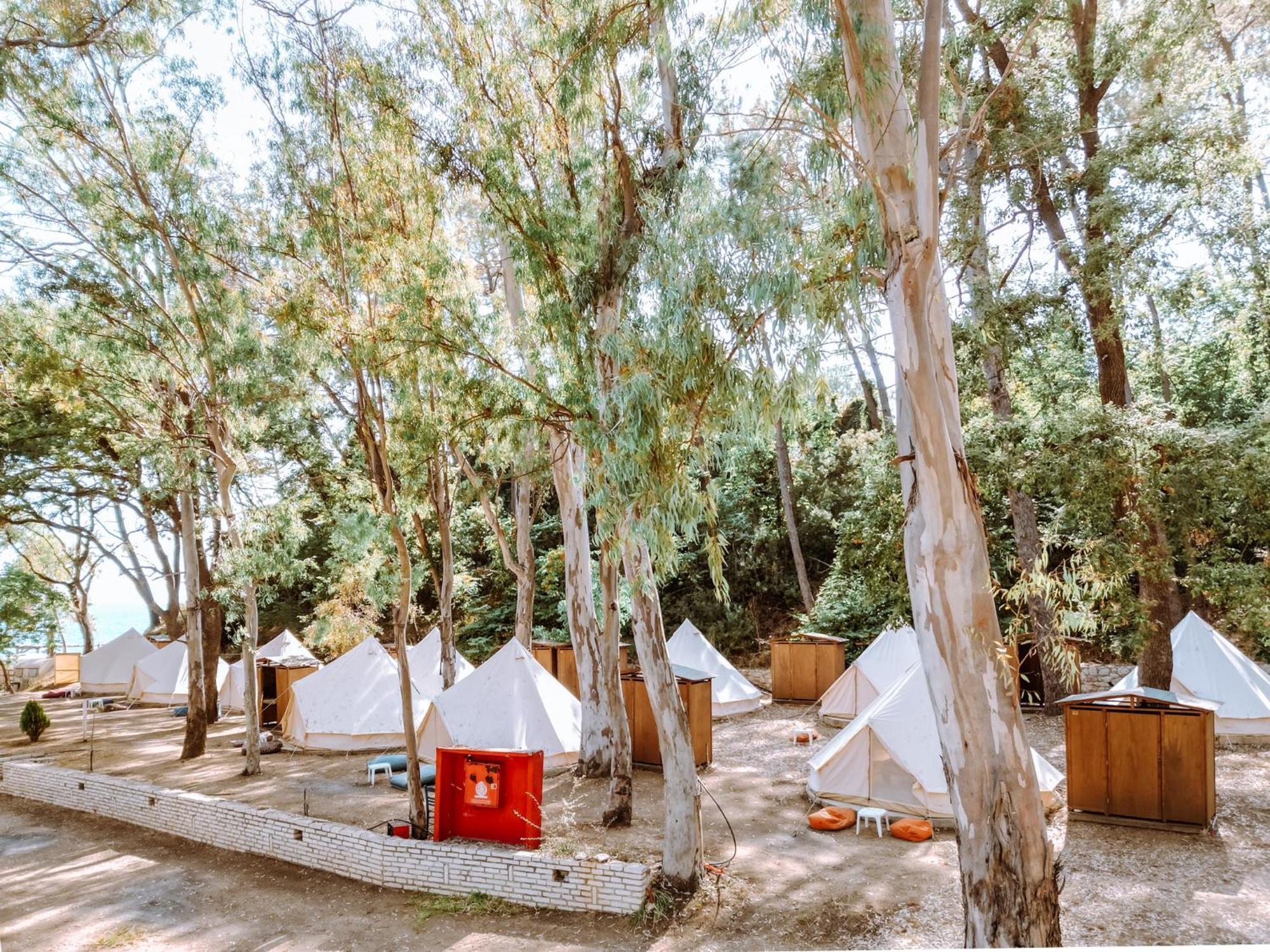 Burano Camping Beach-Bar Nea Thesi Kültér fotó